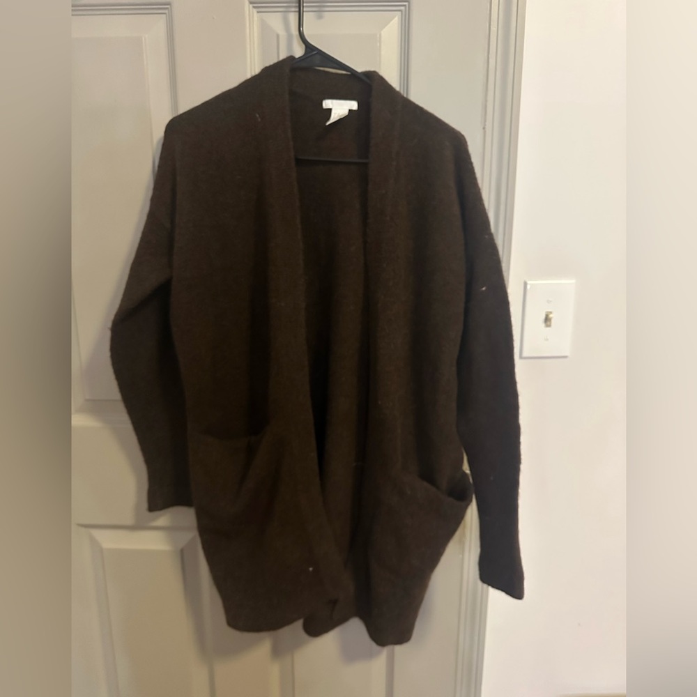 Dark Brown H&M Cardigan